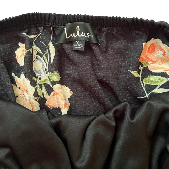 NWT Lulus off-the-shoulder Boho Dress - Picture 5 of 6